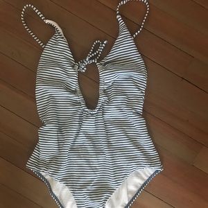 Striped Billabong One Piece Swimsuit